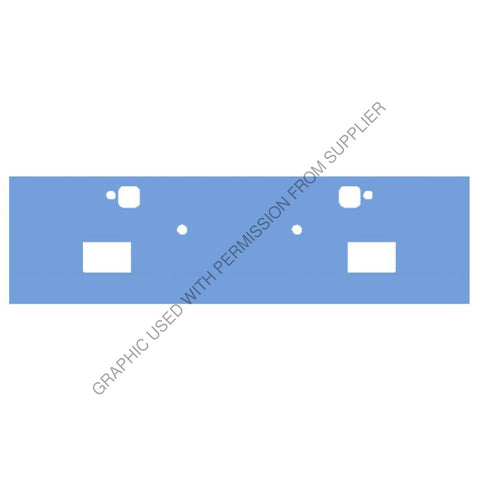ABP N31 0HV201001 BUMPER PB 389,FOG,TOW PINS,12INCH,CHROME