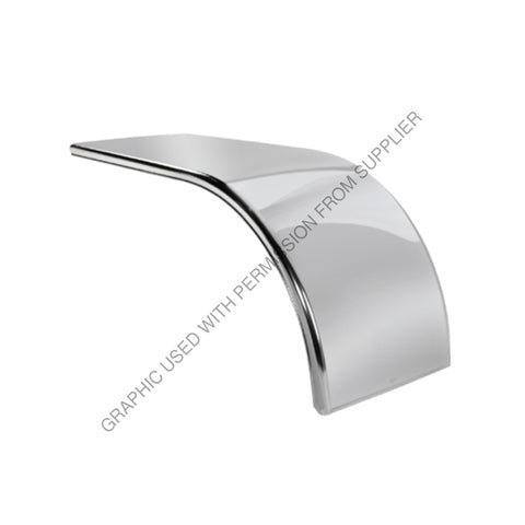 ABP N31 NF1060SSNR SS 16G SMOOTH HALF TANDEM FENDERS PAIR