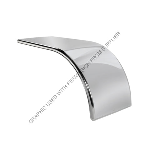 ABP N31 NF1066SSNR SS 16G SMOOTH HALF TANDEM FENDERS PAIR