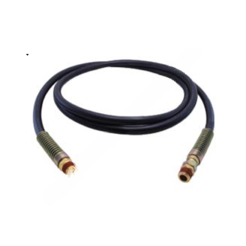 ABP N42AJH12 JUMPER HOSE-12FT BLACK W/SPRING GUARDS