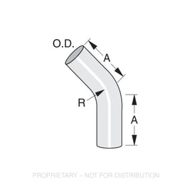 ABP N49 40EL45103A 45 DEG ELB, 4 CONN