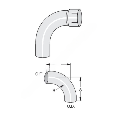 ABP N49 40EL90116A 90 DEG ELBOW, 4 CONN
