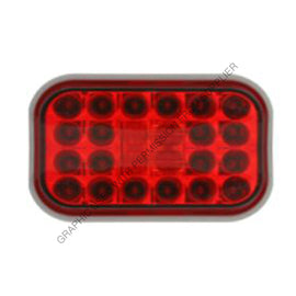 ABP N54A B9018R LAMP-TURN,LED,RED,12V,MDL45, 24 DIODE