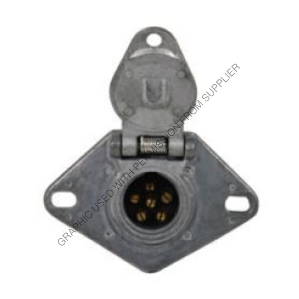 ABP N54A SF6WS SOCKET - 6 PIN, METALLIC