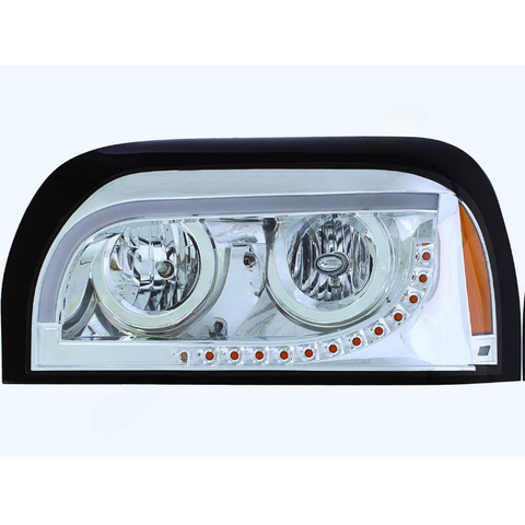 ABP N60B 71090L HEADLAMP-CEN 97-01 CHRM, LED TURN SIG LH