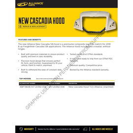 ABP N60B A17 20392 006 P4 Hood TCO Alliance, Unprimed