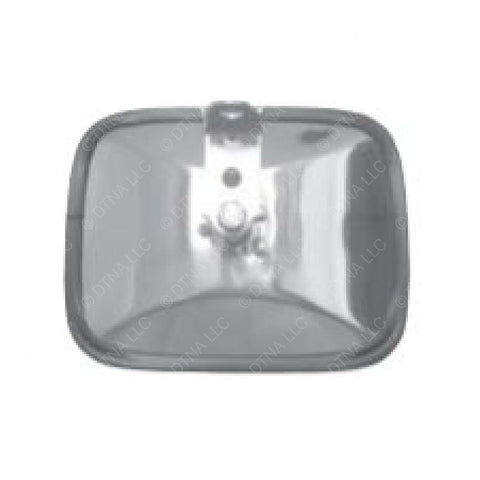 ABP N74B 10681 6X8IN RECT CONVEX MIRROR, STAINLESS STEE
