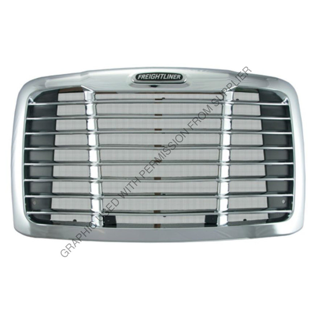 ABP N795 91020 GRILLE, COLUMBIA,01+,CH,ABS,LOGO,BUG SCR
