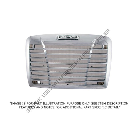 ABP N795 91030 BLK GRILLE,BLACK CASC W/BUGSCREEN & LOGO