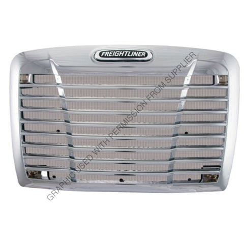 ABP N795 91030 GRILLE, CASD,08+,CHROME,ABS,LOGO,BUG SCR