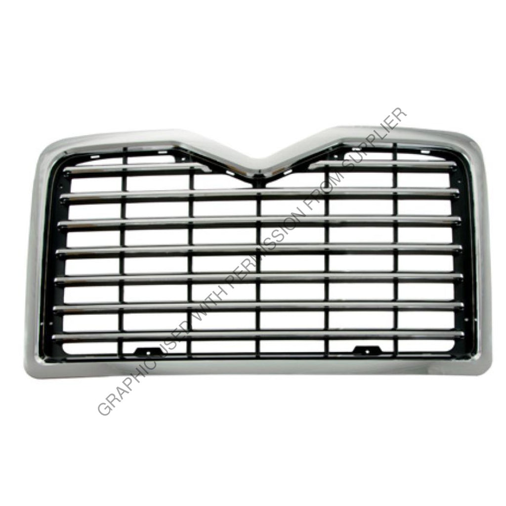 ABP N795 91130 GRILLE, MACK CX, 02+,CHROME,ABS, NO LOGO