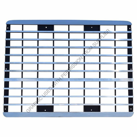 ABP N795 91230 GRILLE,MACK CH CHRM NO B/S,NO LOGO89-12