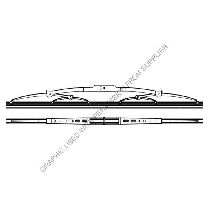 ABP N82 7616 WIPER BLADE ASSEMBLY-UNIVERSAL,16IN