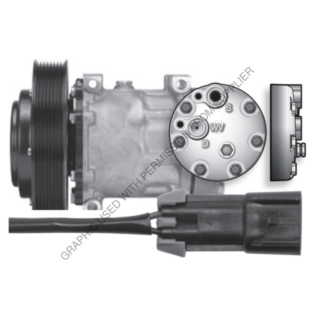 ABP N83 304994 COMPRESSOR - MACK 206RD53M, 20721587