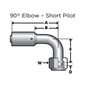ABP N83 311472 COMP FITTING 90 DEG