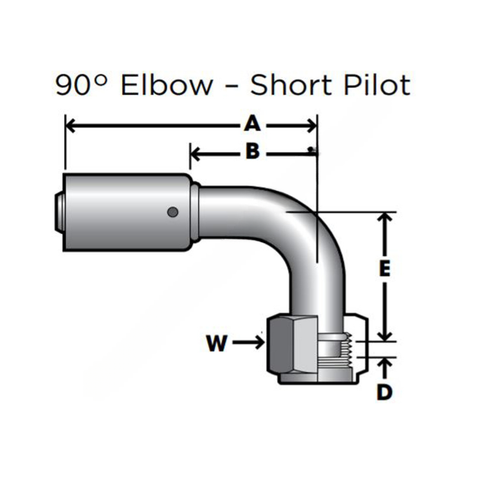 ABP N83 311472 COMP FITTING 90 DEG