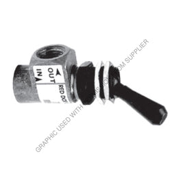 ABP N83 322073 SWITCH-AIR,BLK TOGGLE, ROUND