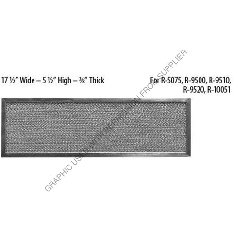 ABP N83 328425 FLTR-AIR 17.5X5.5X.34 THK