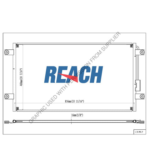 ABP N83 32 0961 CONDENSER COLUMBIA 07-08 PFLOW 33.69X18.