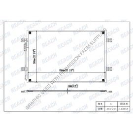 ABP N83 32 0973 CONDENSER CASCADIA08-16 PFLOW 33.17X22.3