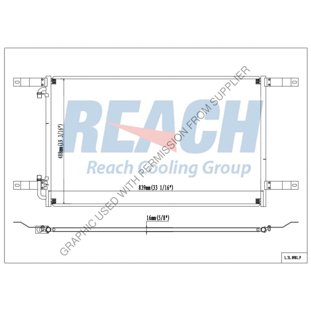 ABP N83 32 0981 CONDENSER FLT WTR CENTURY97-02TUBE&FIN33