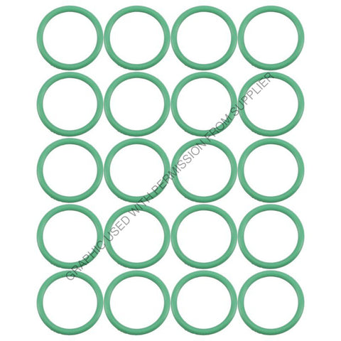 ABP N83 MT0272 GREEN O-RING .862 I.D. X .103 C/S, 20/PK