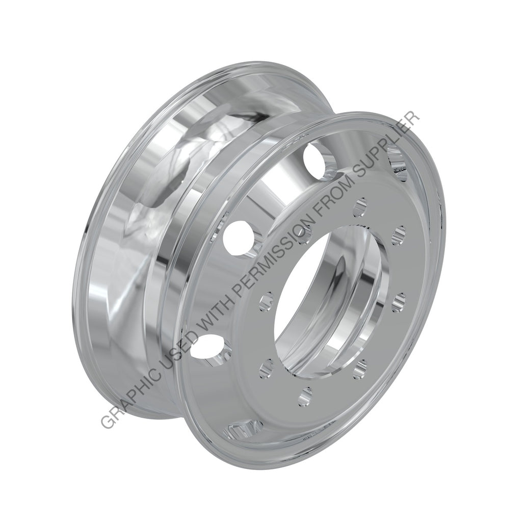 ACC 29695SP WHEEL- 19.5 X 6.75, ALUMINUM