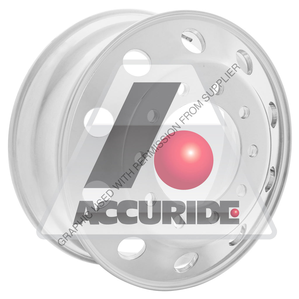 ACC 40018AOP WHEEL, 19.5X6, ALUMINUM POLISHED OUTSIDE