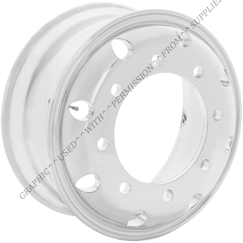 ACC 40171XP ALUMINUM WHEEL-17.5X6.75 8 HH EXTRA POLI