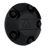 ACC FTB01 HUB COVER FRONT/STEER (OUTER MOUNT) BLAC