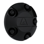 ACC FTB01 HUB COVER FRONT/STEER (OUTER MOUNT) BLAC