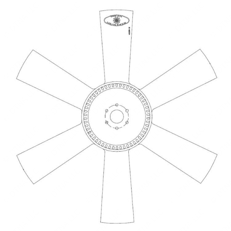 ACQ 483500 28 FAN 28X6 3.09PW 5.00