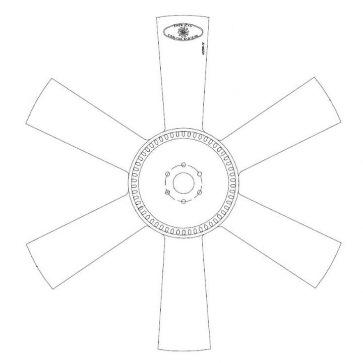 ACQ 483500 28 FAN 28X6 3.09PW 5.00