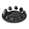 ACX 15105 ABS BLACK CHROME FRONT COVER KIT