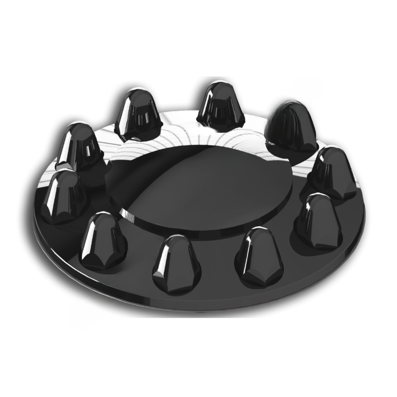 ACX 15105 ABS BLACK CHROME FRONT COVER KIT