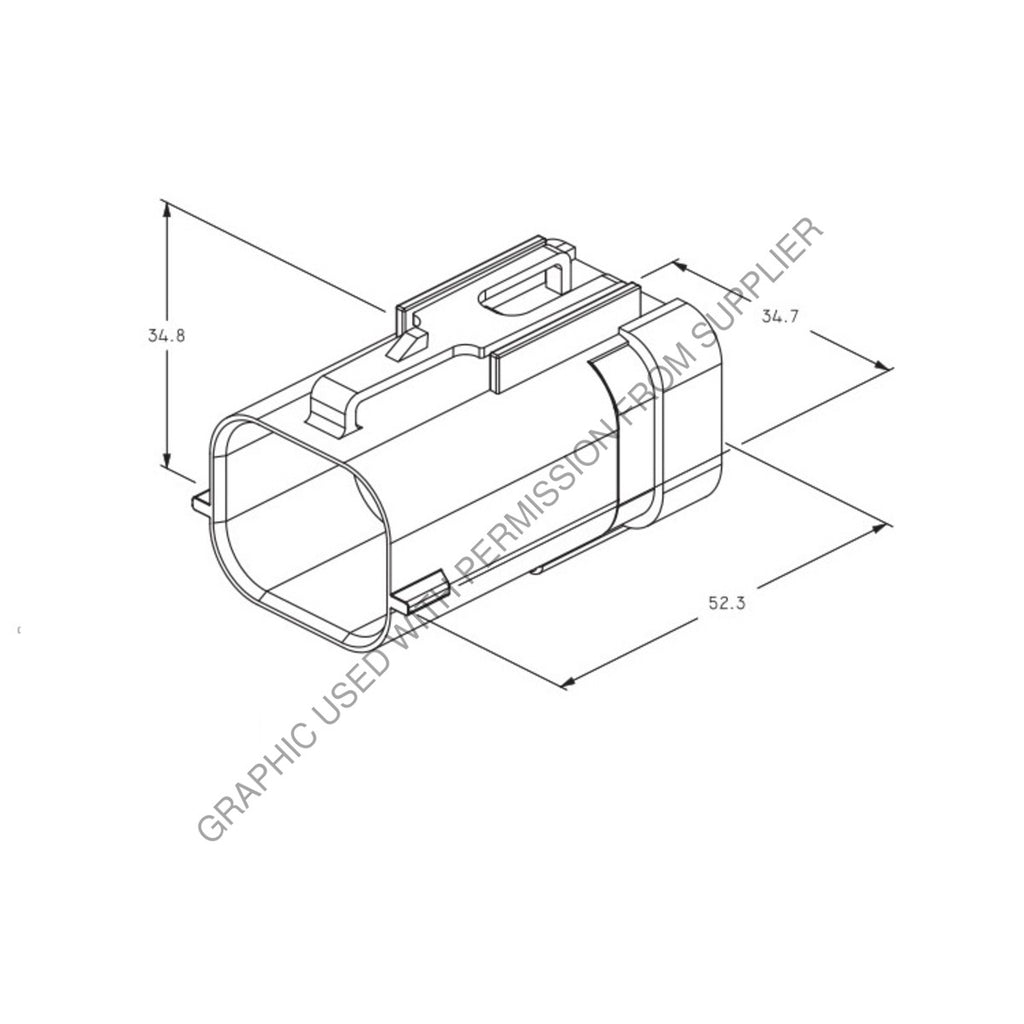 AFL E1587 001 PLUG-12CAV,MMXDS,AFLE 1587 001