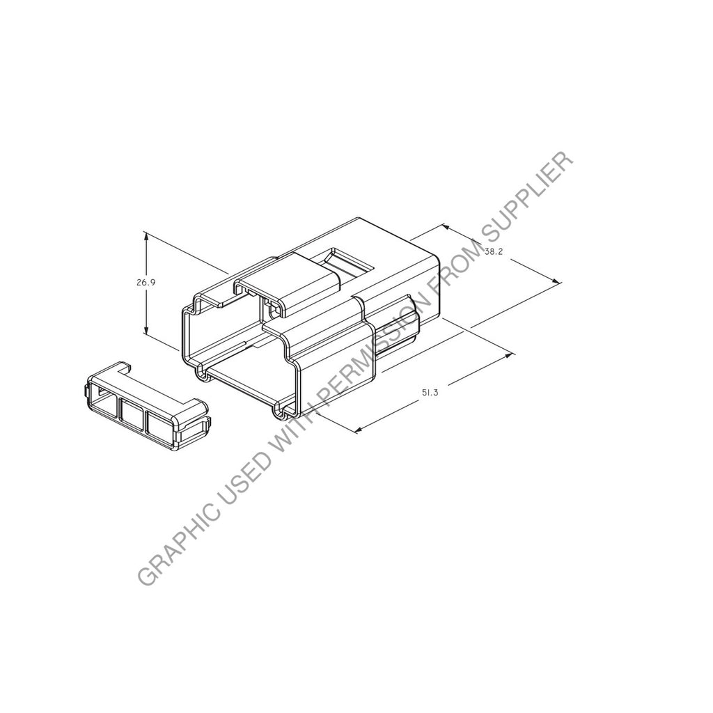 AFL E4701 001 RCPT-6CAV,Y6.3,AFLE 4701 001,B