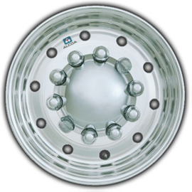 ALU 83U657 WHEEL, ALUMINUM - 22.5 X 13.00"