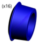 ATR KT19 22002 TORQUE ROD BUSHING KIT, PL1046 (16)