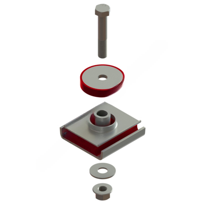 ATR MM55 62003 HT ENGINE MOUNT KIT, FRONT, HT