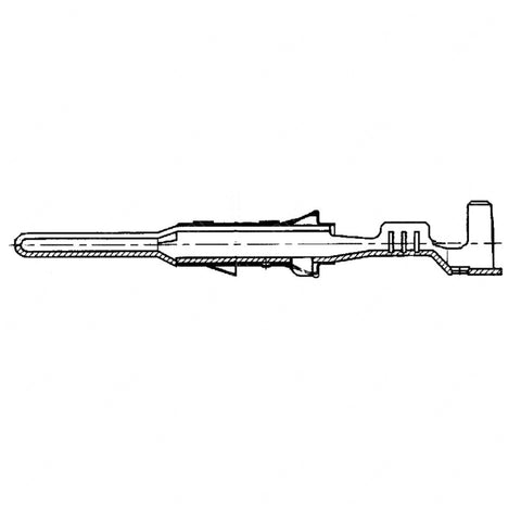 A   000 545 34 63 CRIMP TERMINAL PIN CONTACTS, ROUND