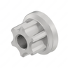A   005 990 78 50 64 HEXAGON NUT WITH FLANGE