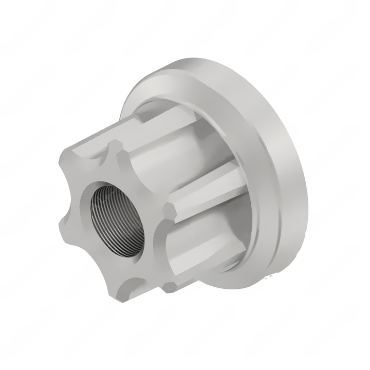A   005 990 78 50 64 HEXAGON NUT WITH FLANGE