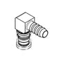 A   006 997 69 89 RIGHT-ANGLE PLUG / NG12 N