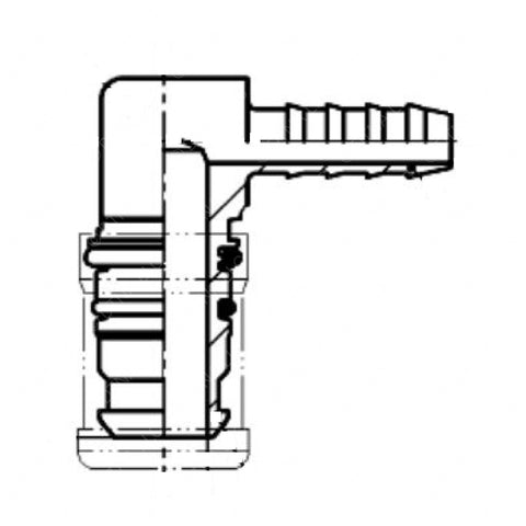 A   006 997 72 89 RIGHT-ANGLE PLUG / NG12 N
