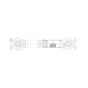 A   654 410 11 07 PROPELLER SHAFT