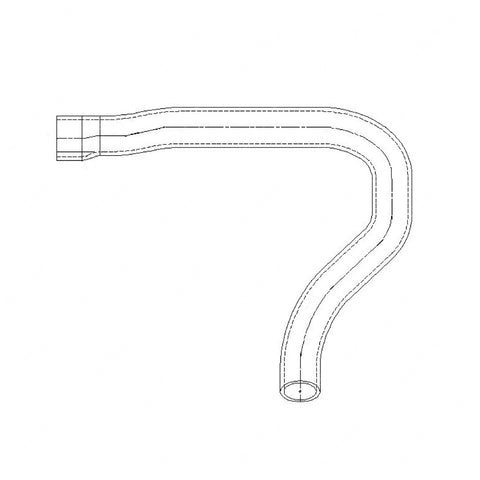 A   680 501 41 82 HOSE-RAD, EPDM,INLET