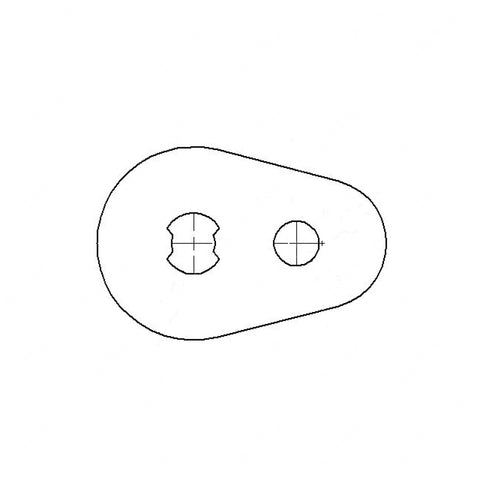 A   680 766 00 24 LEVER, DOOR LOCK CYL