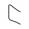 A   956 831 05 98 SEAL AIR DUCT, A/C
