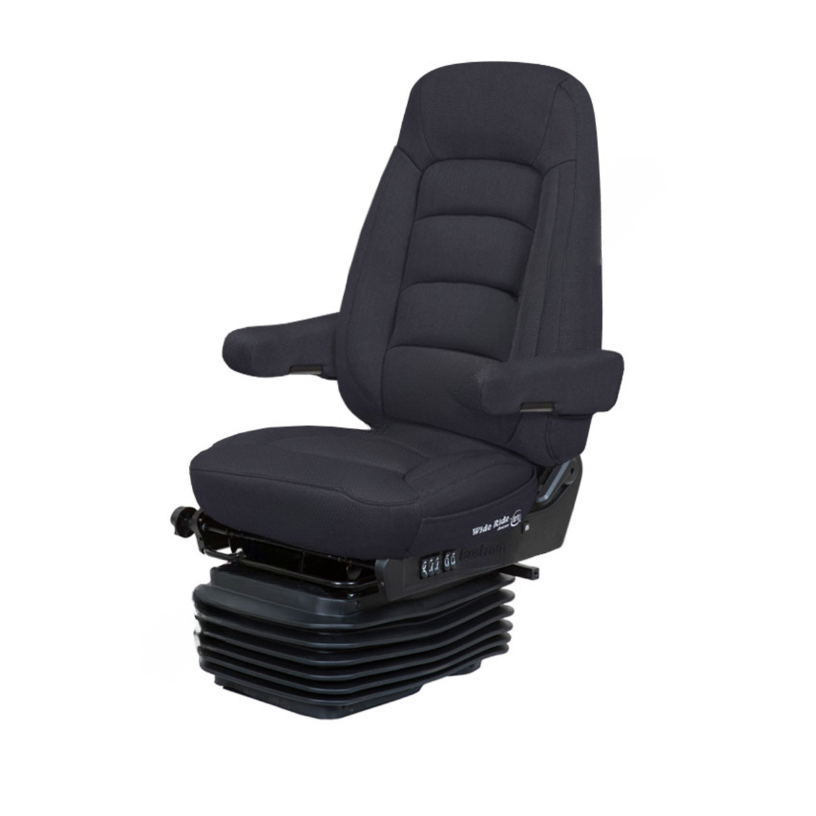 BOS 5100011 K85 SEAT-WRII LOPRO HI BK B/ ARM HTD TTN BLK